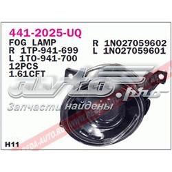 4412025LUQ Depo/Loro/Abakus Luz antiniebla izquierda