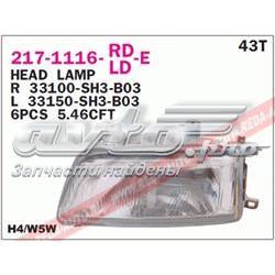Luz derecha Honda Civic IV (1987-1993)
