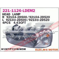 Faros delanteros Hyundai/Kia 921012D120