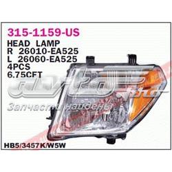 26010EA525 Nissan faro derecho