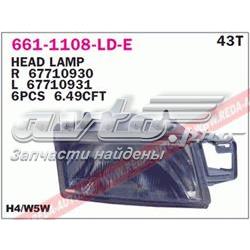 Faro derecho para Fiat Tempra 159