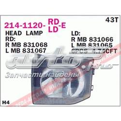 Faro derecho MB831068 Mitsubishi