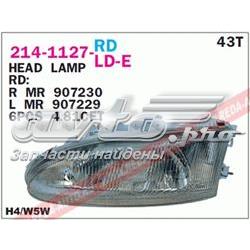Faro izquierdo para Mitsubishi Colt CAA