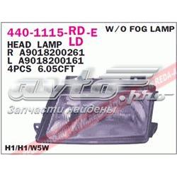 4401115RLDE Depo/Loro/Abakus Luz derecha