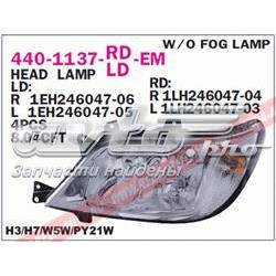 4401137RLDEM Depo/Loro/Abakus Luz derecha