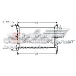 37002023 International Radiators radiador refrigeración del motor