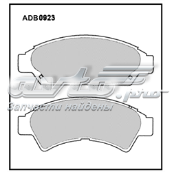 ADB0923 Allied Nippon pastillas de freno delanteras