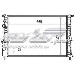 52492768 Delphi radiador refrigeración del motor