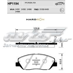 HP1194 Sangsin pastillas de freno delanteras