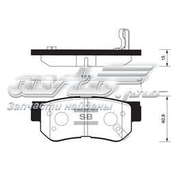 Pastillas traseras de freno Sangsin SP1117 precio, desde 25,56 EUR