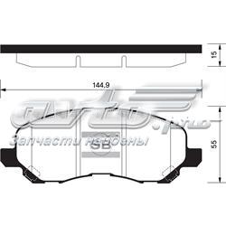 Pastillas freno delanteras Sangsin SP1360 precio, desde 36,95 USD