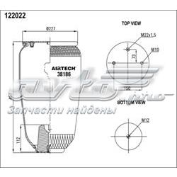 Muelle neumático, suspensión RML752686 Blacktech