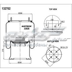 32926K Airtech muelle neumático, suspensión