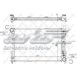 1025386SX Stellox radiador refrigeración del motor