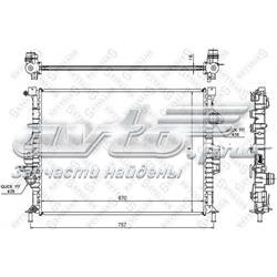 1025456SX Stellox radiador refrigeración del motor