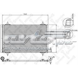 1045064SX Stellox condensador aire acondicionado