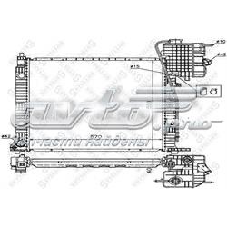 1025872SX Stellox radiador refrigeración del motor