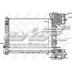 1025873SX Stellox radiador refrigeración del motor