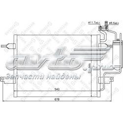 1045225SX Stellox condensador aire acondicionado