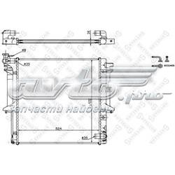 10-25972-SX Stellox radiador refrigeración del motor