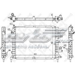 1026056SX Stellox radiador refrigeración del motor