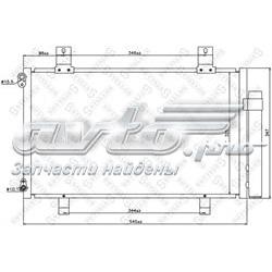 1045567SX Stellox condensador aire acondicionado