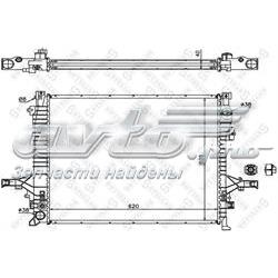 1026462SX Stellox radiador refrigeración del motor