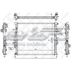 1026464SX Stellox radiador refrigeración del motor