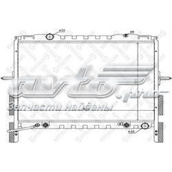 1026494SX Stellox radiador refrigeración del motor