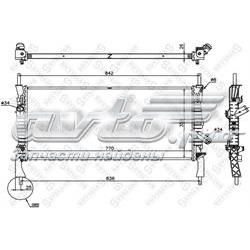 1026752SX Stellox radiador refrigeración del motor