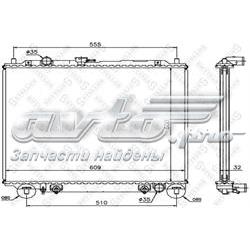 1025118SX Stellox radiador refrigeración del motor