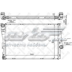 1025287SX Stellox radiador refrigeración del motor