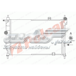 550708A3 Polcar radiador refrigeración del motor