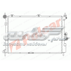 550708A4 Polcar radiador refrigeración del motor