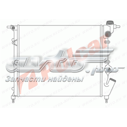 601908A0 Polcar radiador refrigeración del motor