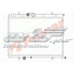 Radiador refrigeración del motor 5710085 Polcar