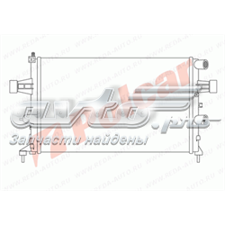 550808-1 Polcar radiador refrigeración del motor