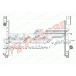 320908-2 Polcar radiador refrigeración del motor