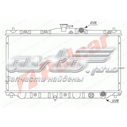 3816082 Polcar radiador refrigeración del motor