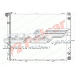 502408-4 Polcar radiador refrigeración del motor