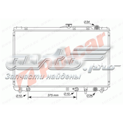 813308-6 Polcar radiador refrigeración del motor