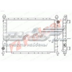 Radiador refrigeración del motor 1402085 Polcar