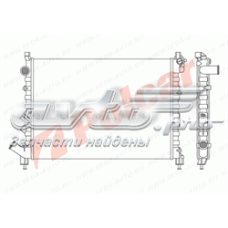 603208A1 Polcar radiador refrigeración del motor