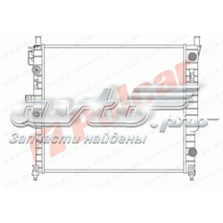 Radiador refrigeración del motor 5044082 Polcar