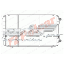 6040082 Polcar radiador refrigeración del motor