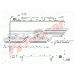 275008-3 Polcar radiador refrigeración del motor