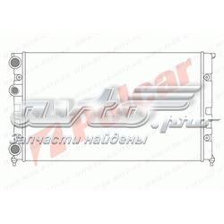 953808-7 Polcar radiador refrigeración del motor