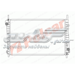 321808-1 Polcar radiador refrigeración del motor