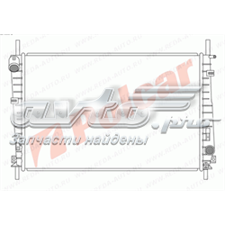 3218082 Polcar radiador refrigeración del motor