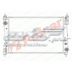 3024082X Polcar radiador refrigeración del motor